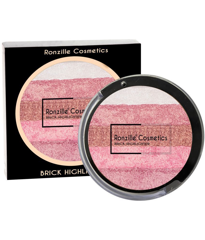     			Ronzille Baked Blusher Shimmer brickk highlighter -03