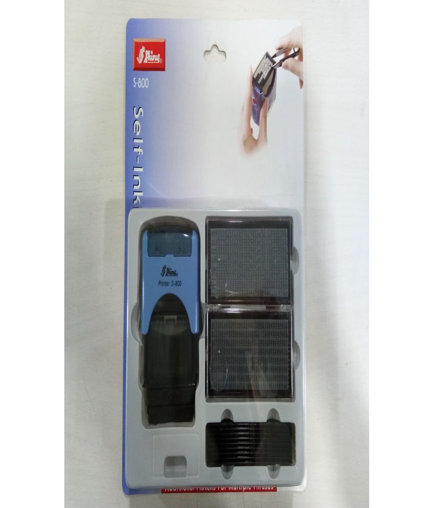 Shiny Self Inking Stamp S800 Printing Kit DIY Set Self Inking Stamp