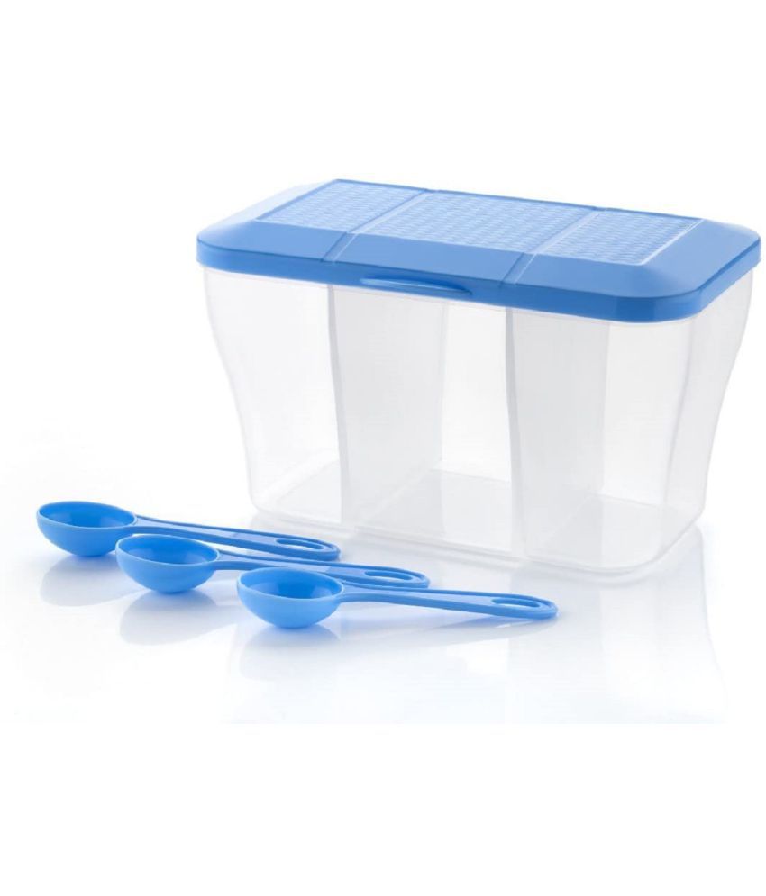     			Veksin - Light Blue Polyproplene Food Container ( Pack of 1 )