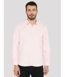 Maharaja - Peach Cotton Blend Slim Fit Men's Formal Shirt ( Pack of 1 )