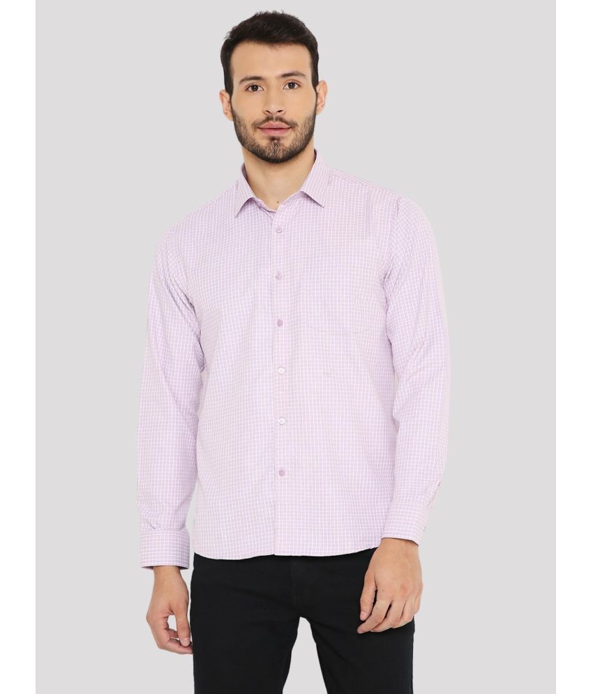     			Maharaja - Pink Cotton Blend Slim Fit Men's Formal Shirt ( Pack of 1 )