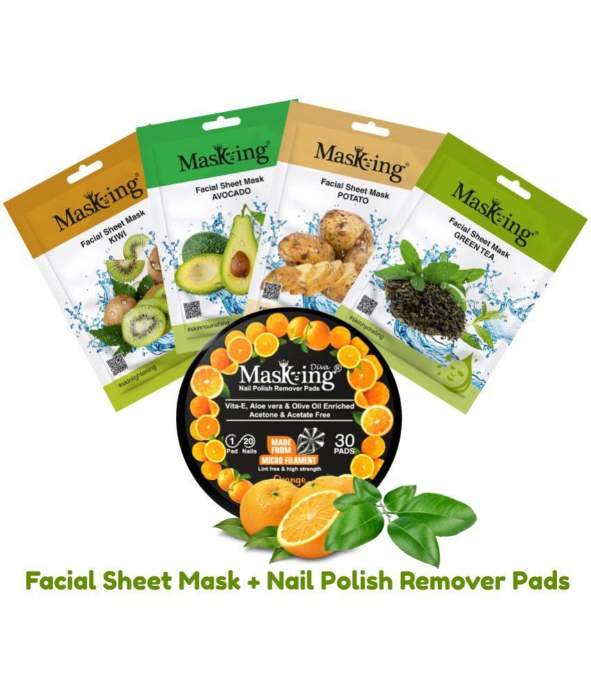     			Masking - Natural Glow Facial Kit For All Skin Type ( Pack of 5 )