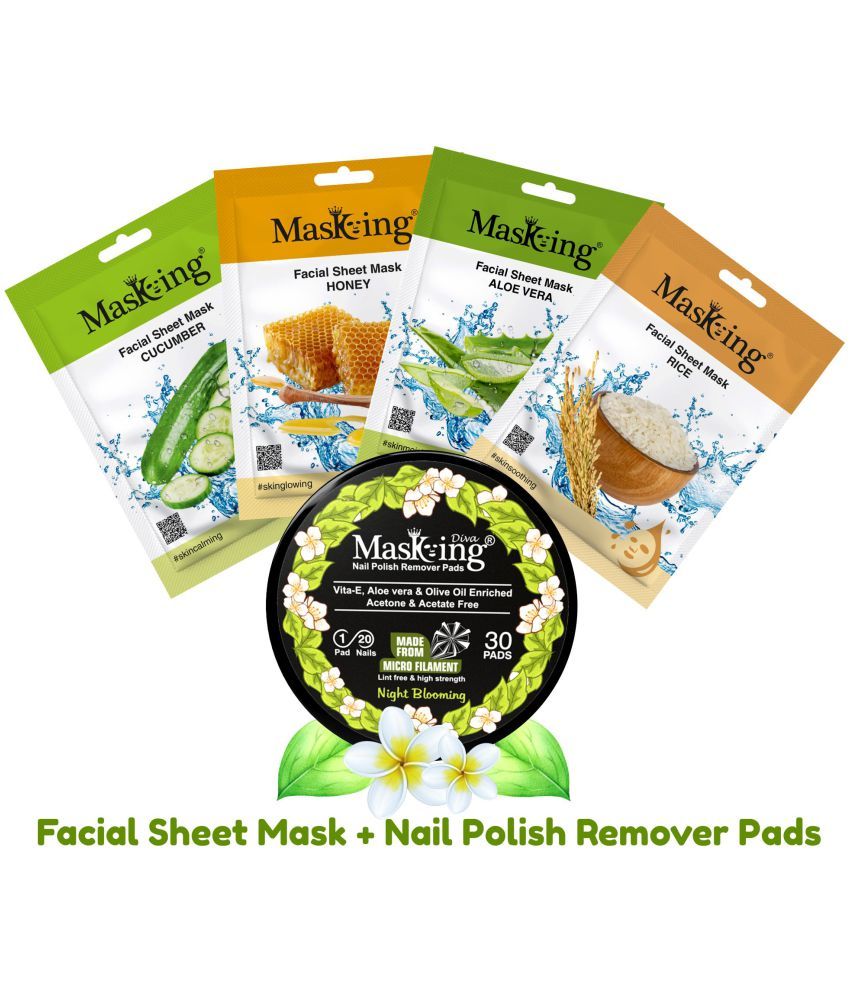     			Masking - Natural Glow Facial Kit For All Skin Type ( Pack of 5 )