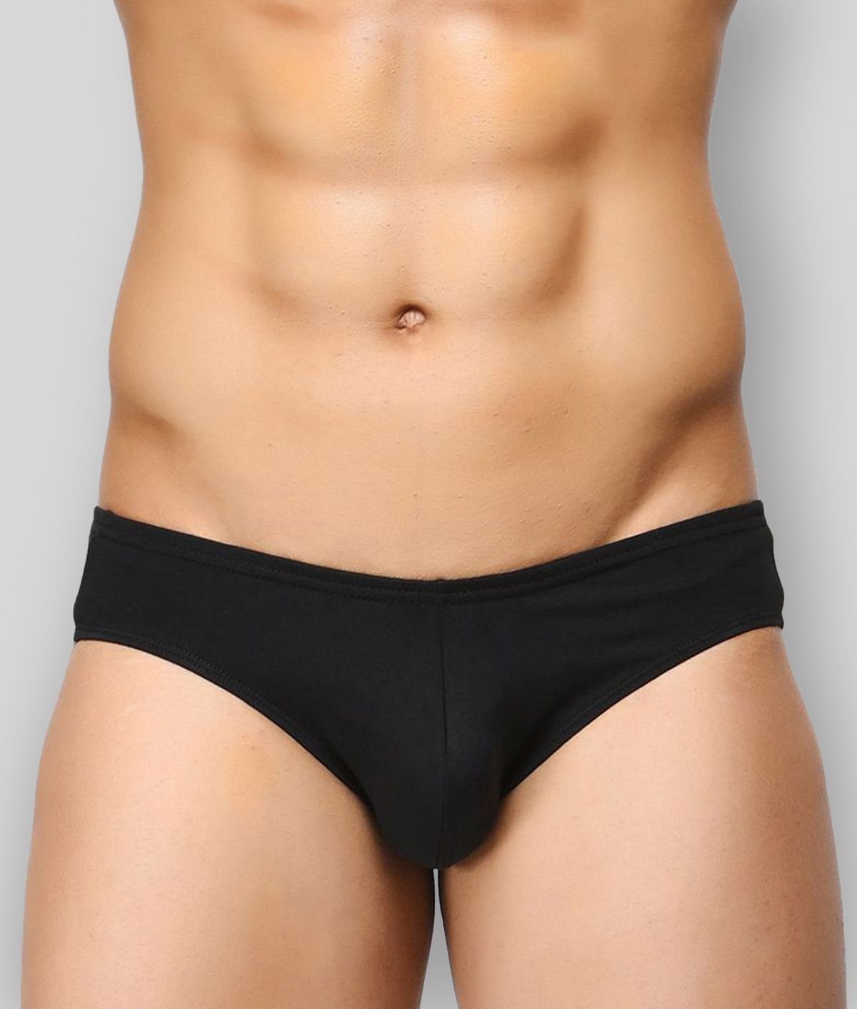     			BASIICS By La Intimo - Black Cotton Men's Briefs ( Pack of 1 )