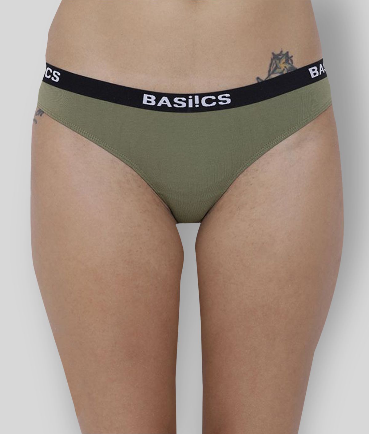     			BASIICS By La Intimo - Multicolor Cotton Solid Women's Hipster ( Pack of 3 )