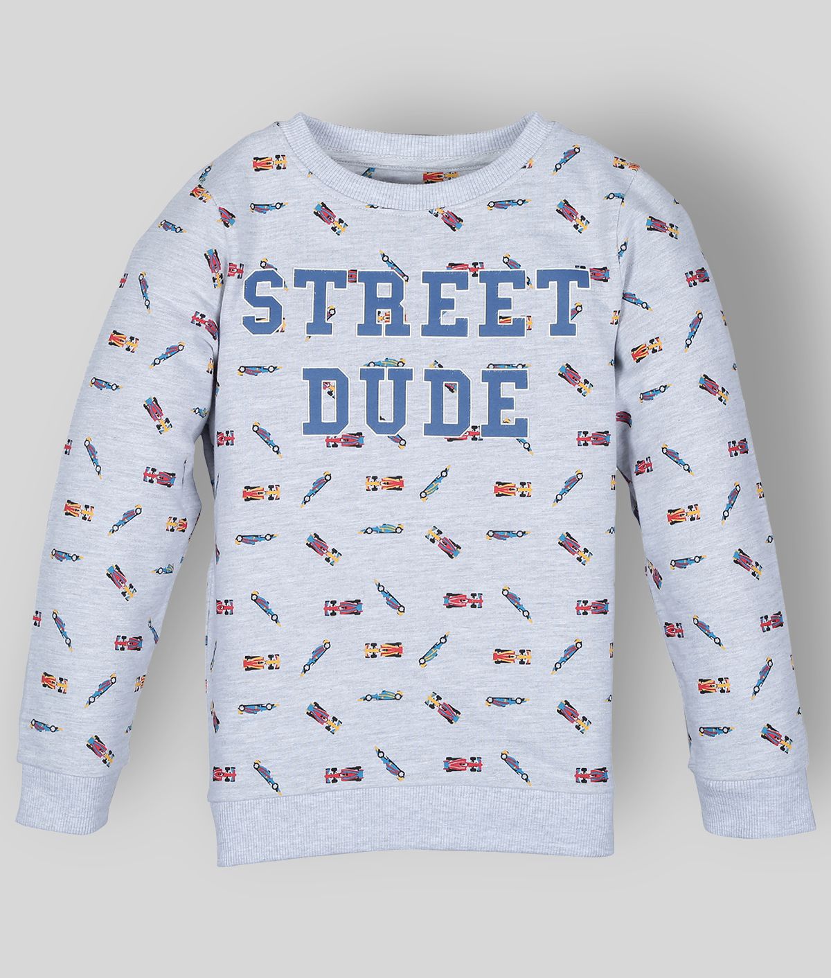     			PLUM TREE - Grey Cotton Boys Sweatshirt ( Pack of 1 )