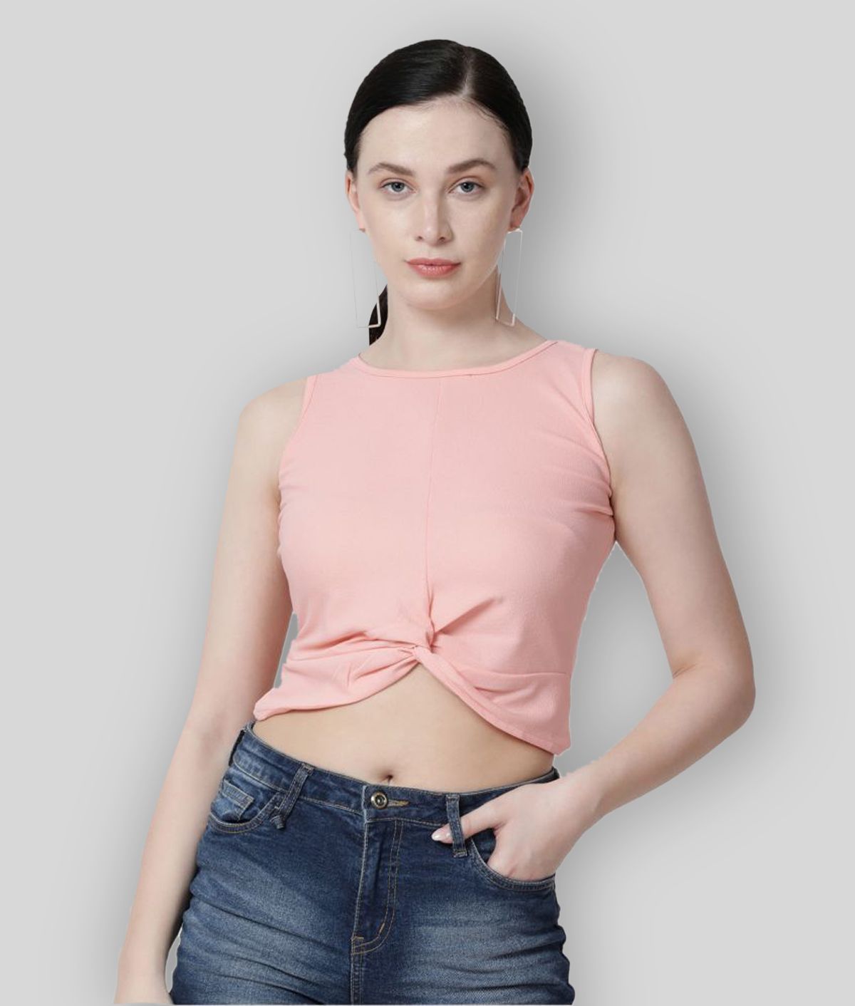     			Selvia - Silk Peach Women's A-Line Top ( Pack of 1 )