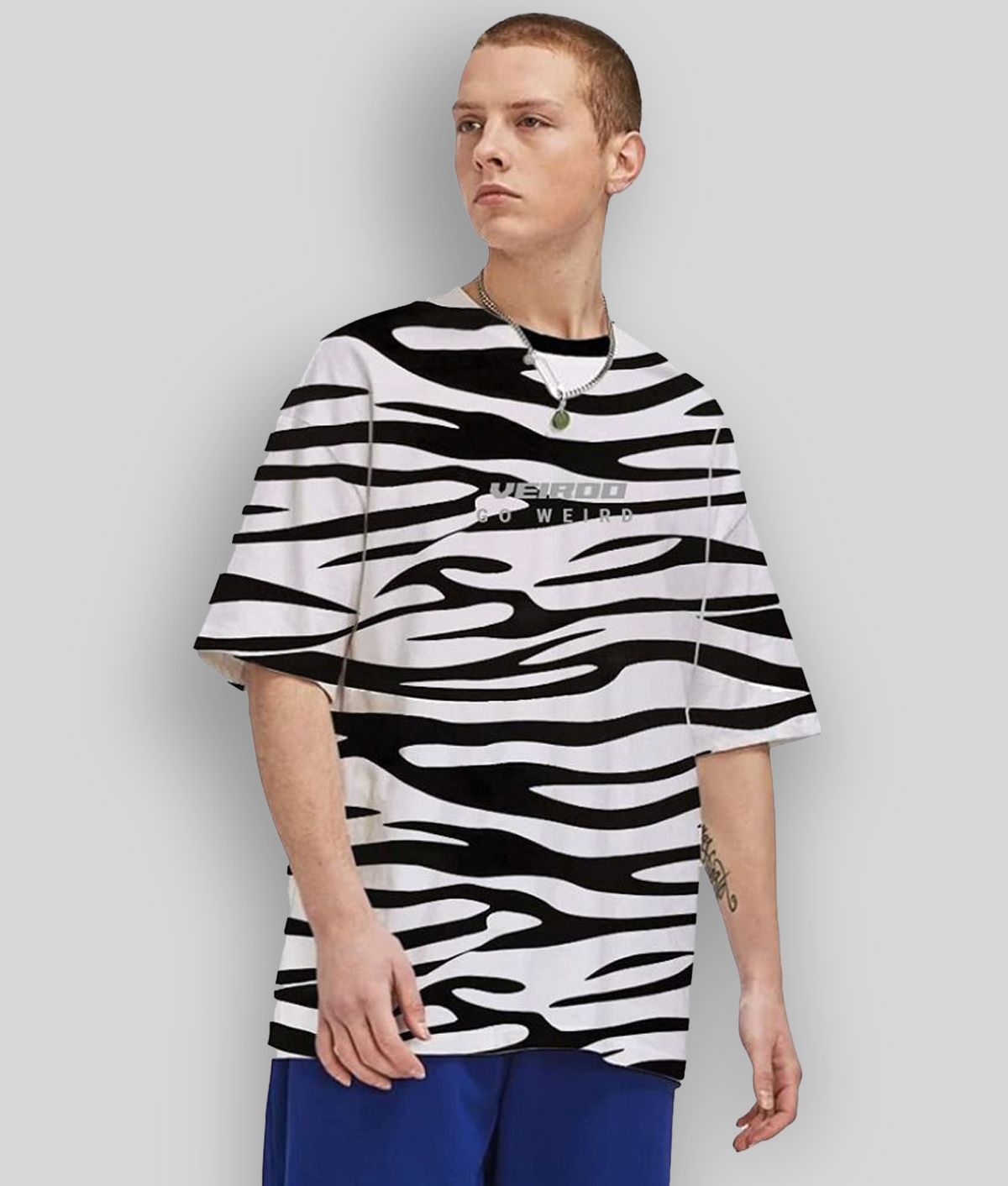 veirdo men's cotton t shirt