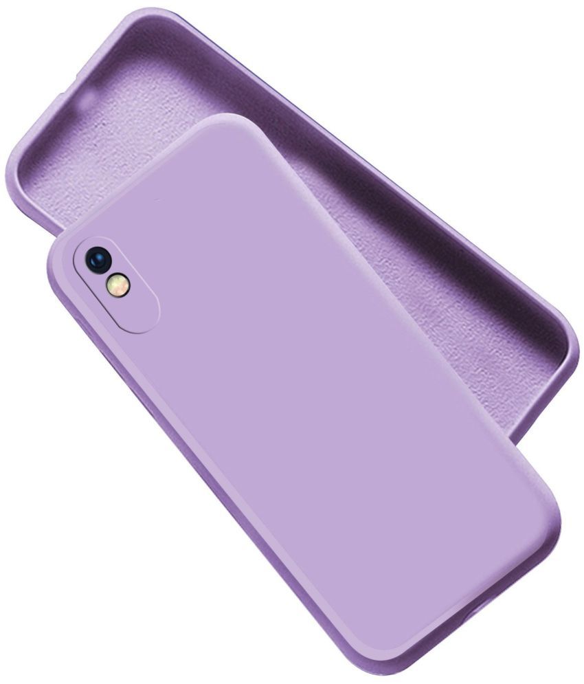     			Artistque - Purple Silicon Plain Cases Compatible For Xiaomi Redmi 9A ( Pack of 1 )