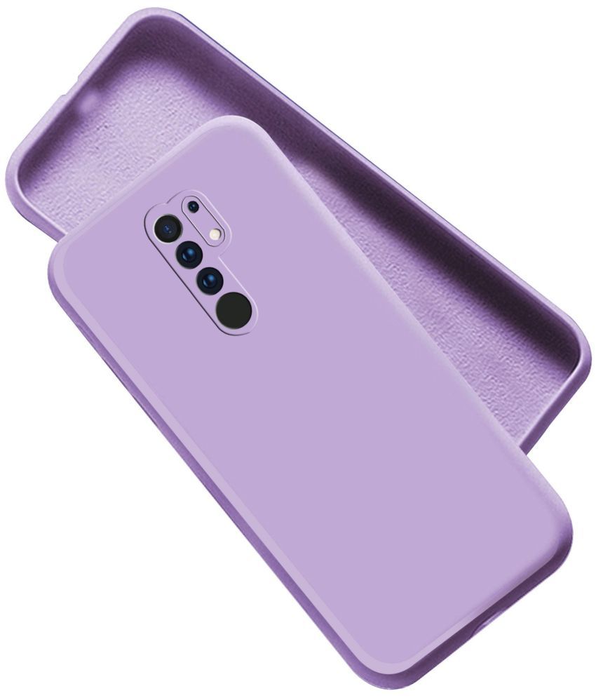     			Artistque - Purple Silicon Silicon Soft cases Compatible For Xiaomi Redmi 9 Prime ( Pack of 1 )