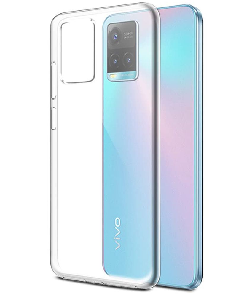     			KOVADO - Transparent Silicon Silicon Soft cases Compatible For Vivo Y21 2021 ( Pack of 1 )