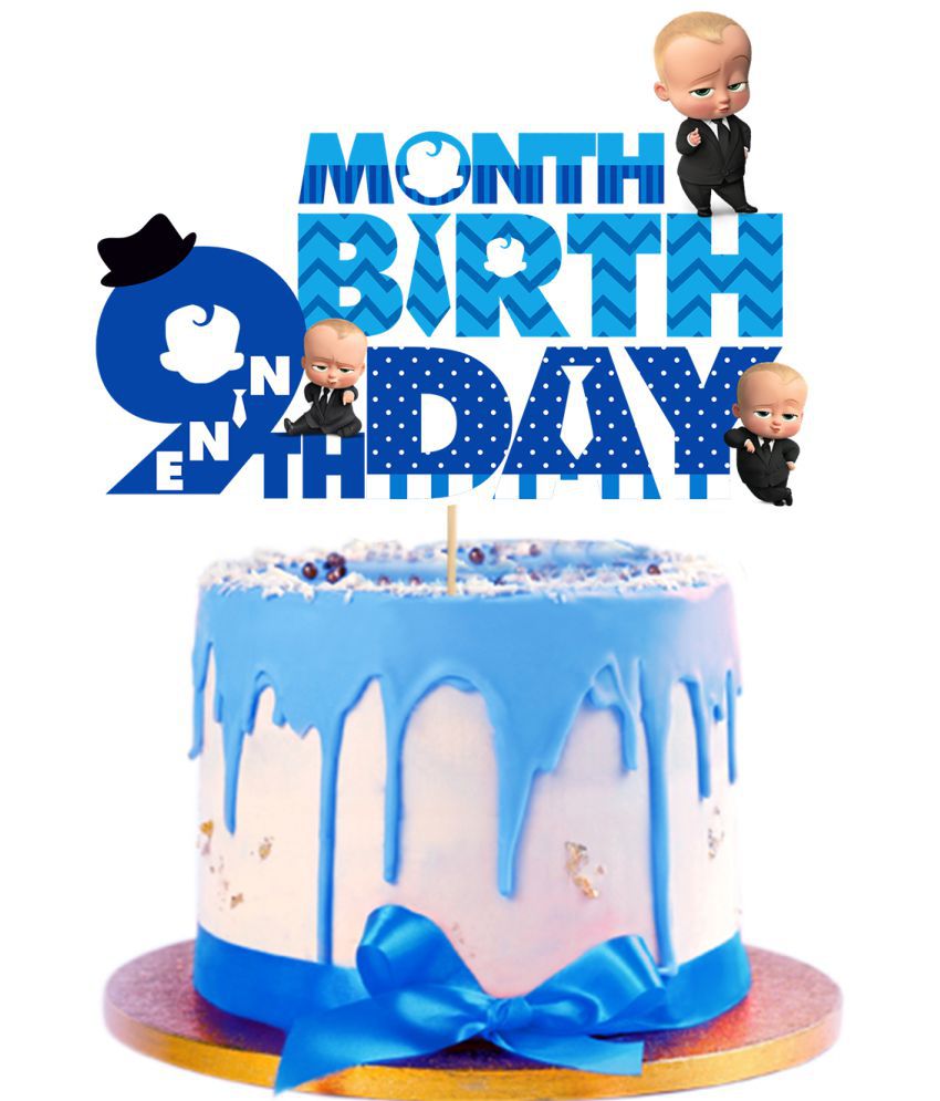     			Boss Baby Month Cake Topper (9th Month)
