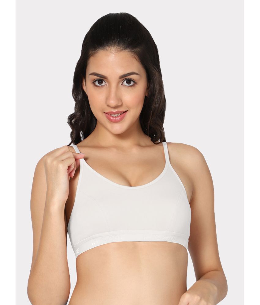     			IN CARE LINGERIE - White Cotton Non Padded Women's Teenage Bra ( Pack of 1 )