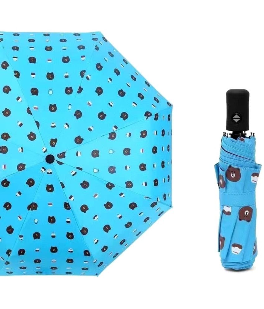     			KEKEMI Blue 3 Fold Umbrella