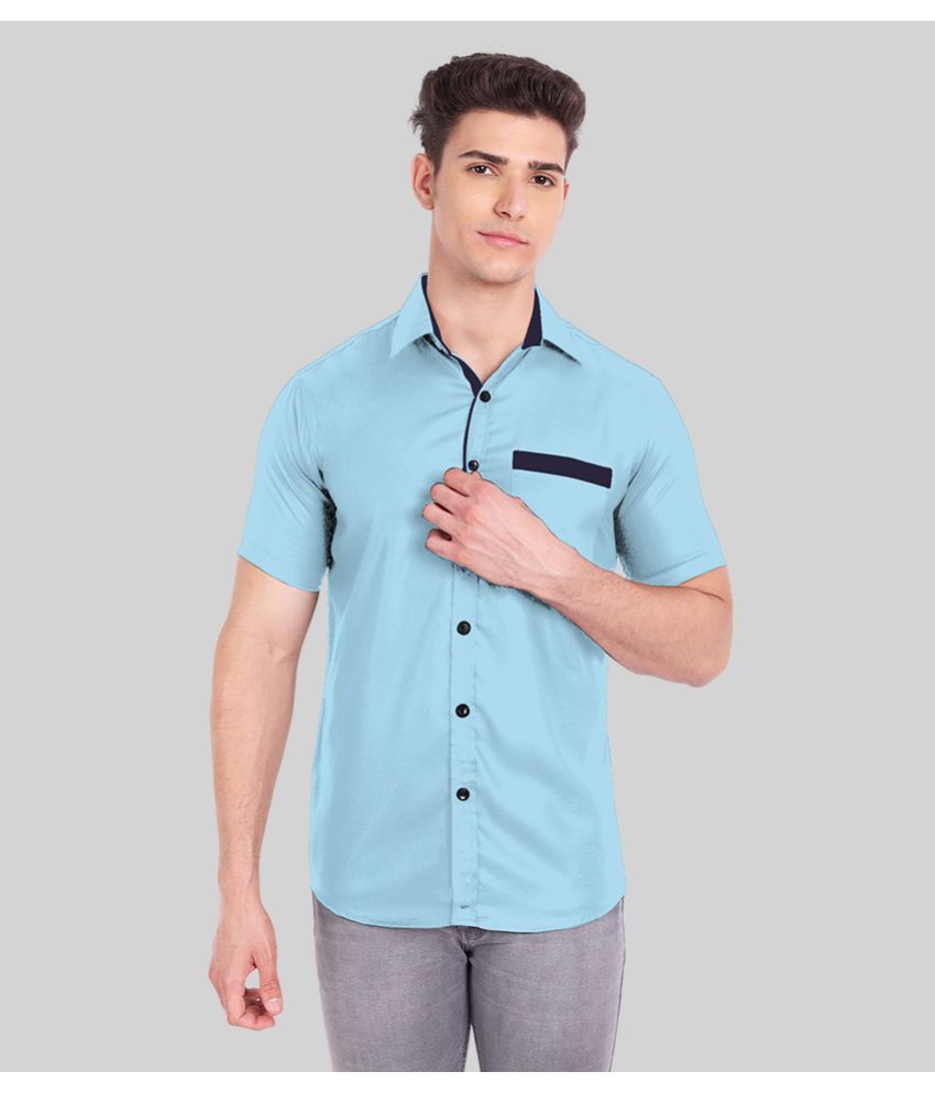     			Vida Loca - Sky Blue Cotton Slim Fit Men's Casual Shirt ( Pack of 1 )