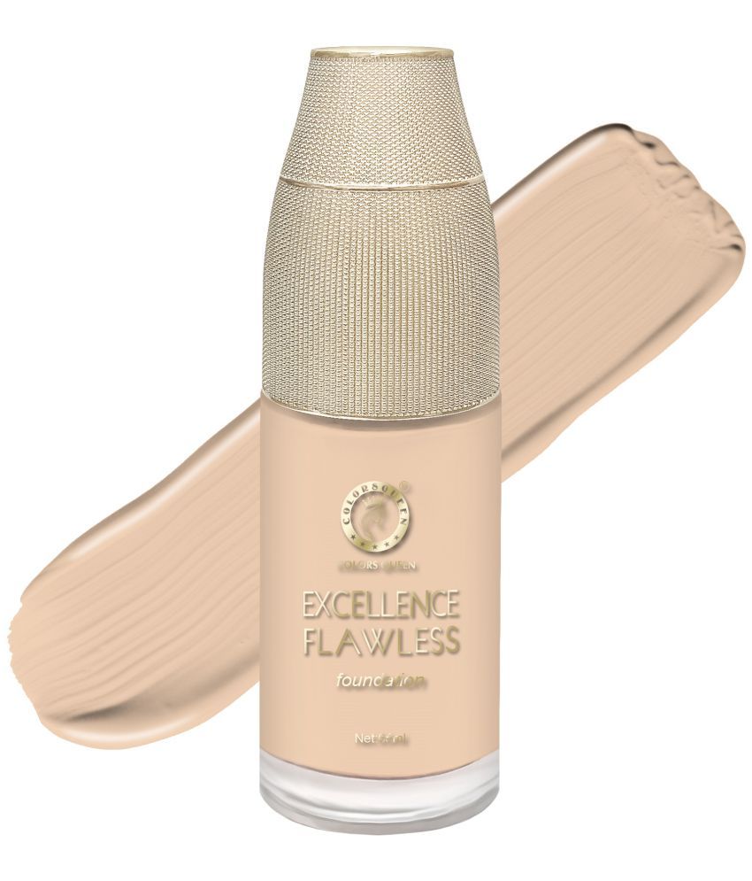     			Colors Queen Excellence Flawless Oil Free Foundation Prevents Dark Circles (Shade - 02)