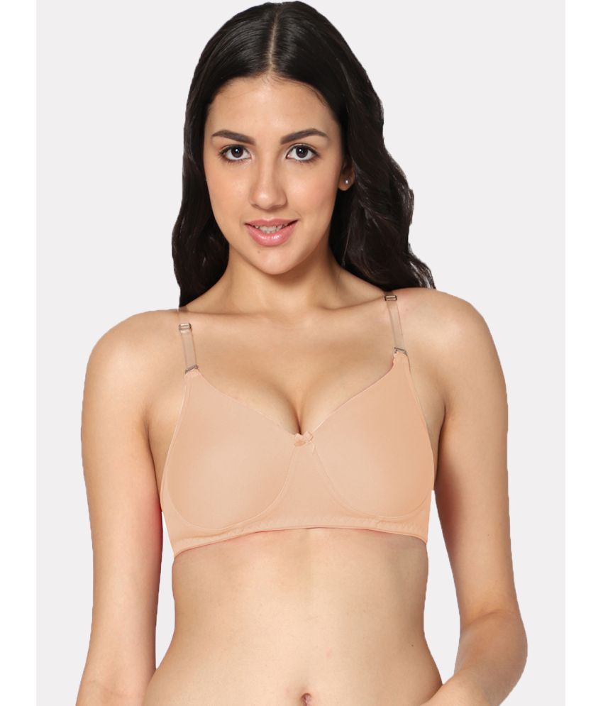     			IN CARE LINGERIE Cotton Blend Heavily Padded Women's Push Up Bra ( Beige )