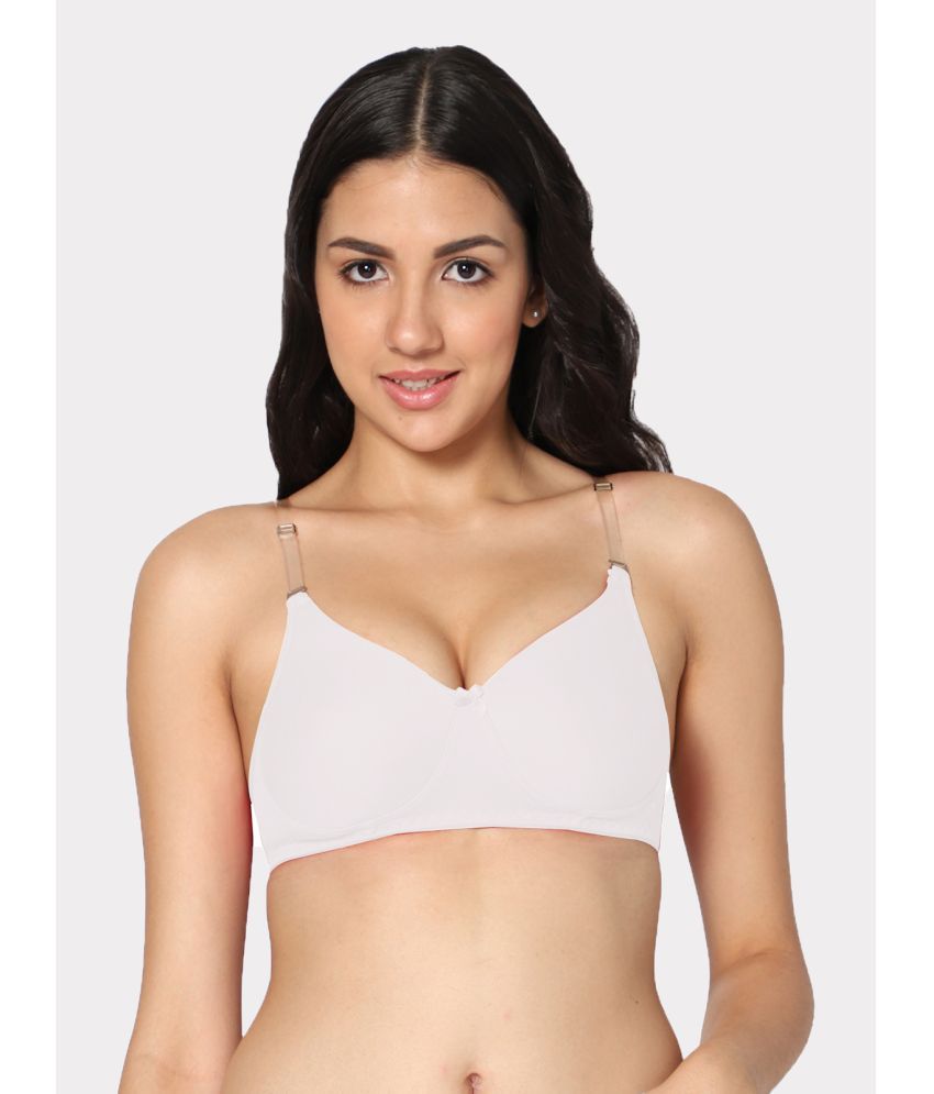     			IN CARE LINGERIE Cotton Blend Non Padded Women's T-Shirt Bra ( White )