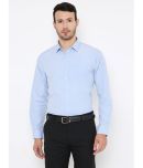 Maharaja - Blue Polyester Blend Slim Fit Men's Formal Shirt ( Pack of 1 )