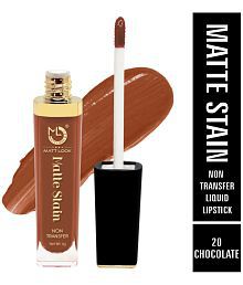 Mattlook Matte Stain Non-Transfer Liquid Lipstick, Chocoholic-20, (6gm)