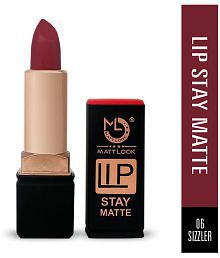 matt look - Coffee Matte Lipstick 7