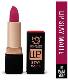 matt look - Mauve Matte Lipstick 7