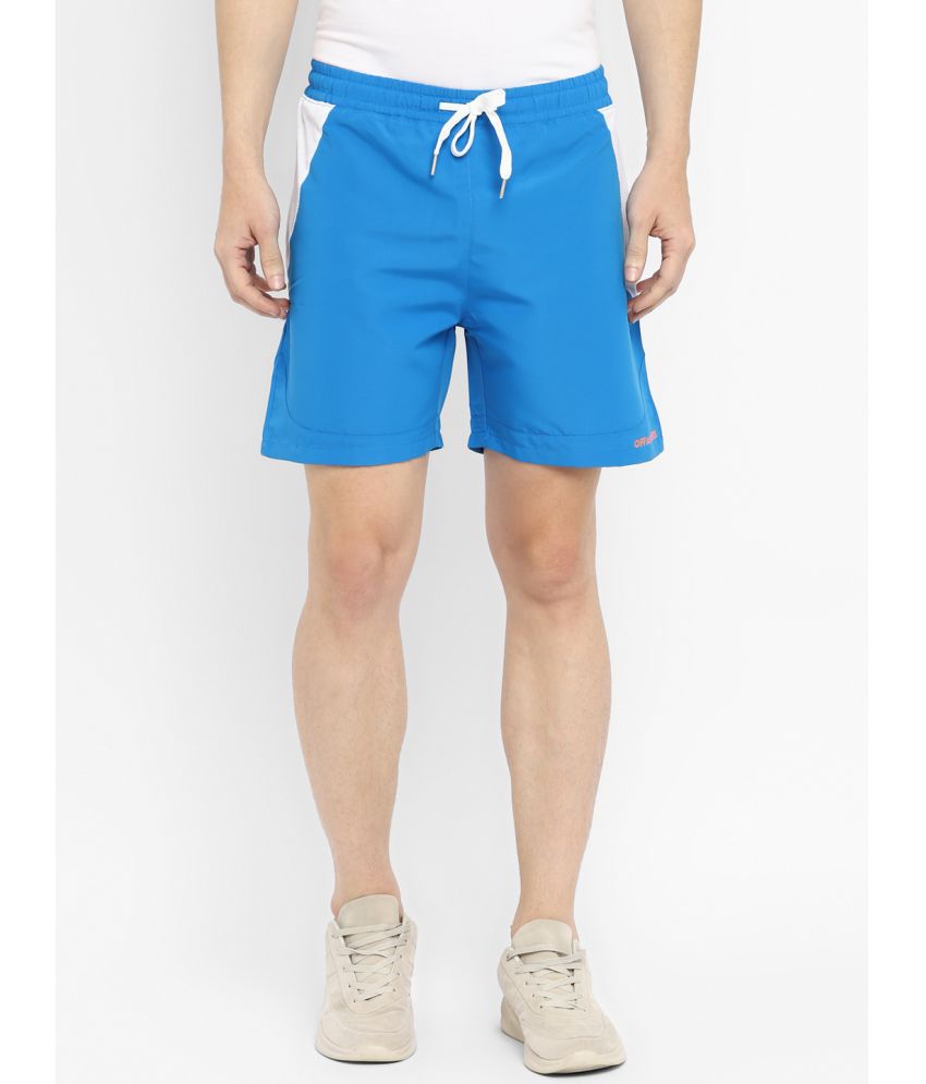     			OFF LIMITS - Blue Polyester Men's Running Shorts ( Pack of 1 )