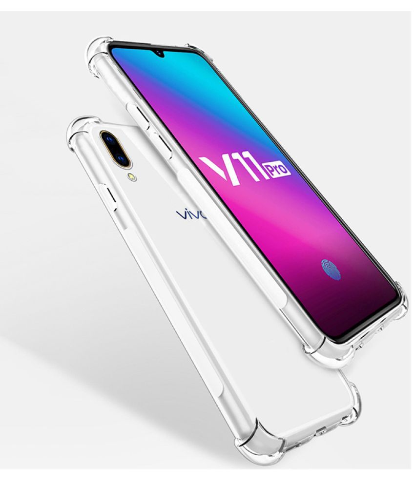     			Spectacular Ace - Transparent Silicon Bumper Cases Compatible For Vivo V11 Pro ( Pack of 1 )