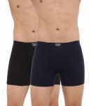 Pack of 2 Dollar Bigboss Assorted Solid Cotton Blend Men Trunk