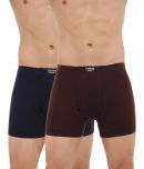 Pack of 2 Dollar Bigboss Assorted Solid Cotton Blend Men Trunk