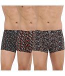 Pack of 3 Dollar Bigboss Assorted Printed Cotton Blend Men Trunk