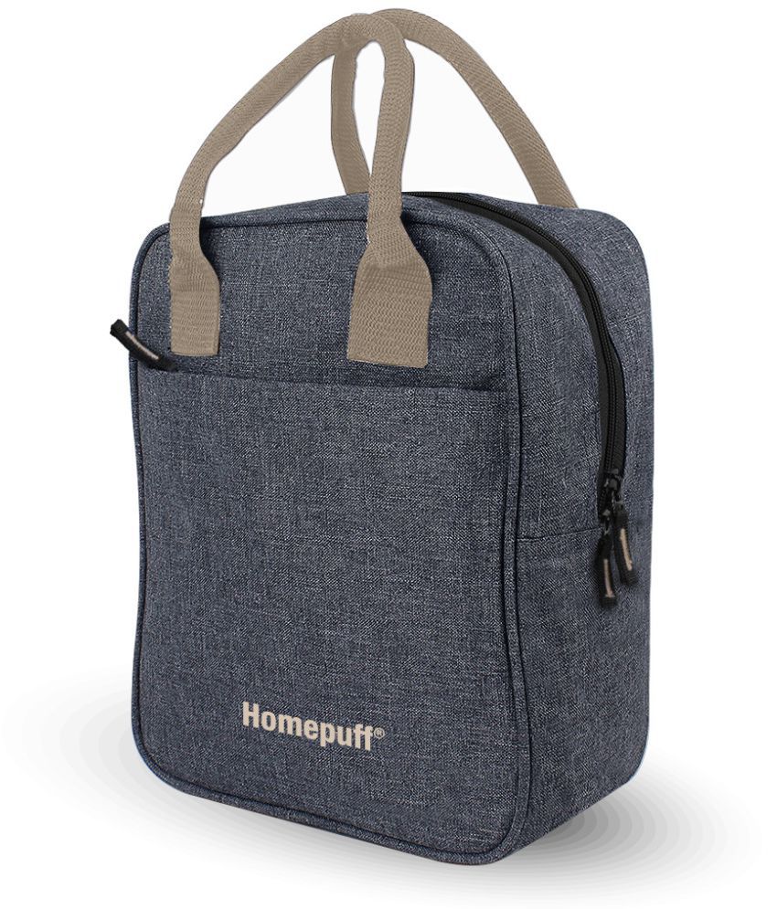 Home Puff - Grey Lunch Bags ( 1 Pc )