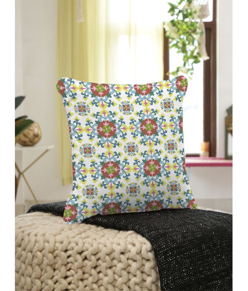     			Houzzcode Single Multi-Colour Pillow Cover