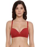 Lux Lyra - Red Cotton Heavily Padded Women's Push Up Bra ( Pack of 1 )