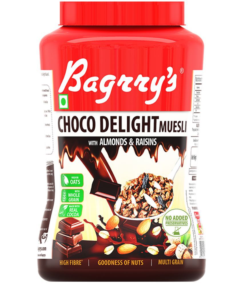     			Bagrrys Crunchy Dark Choco Berry Muesli With Almond,Quinoa & Cranberries 750gm Pouch