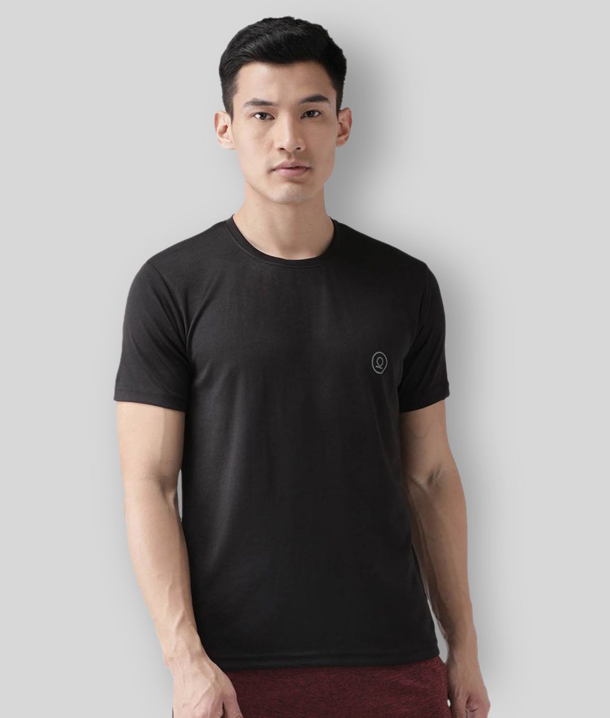     			Chkokko - Polyester Regular Fit Black Men's Sports T-Shirt ( Pack of 1 )