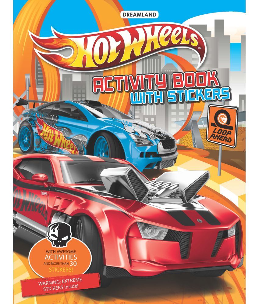     			Hot Wheels Activity Book with Stickers