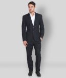 Hangup - Navy Cotton Blend Regular Fit Men's Blazer ( Pack of 1 )