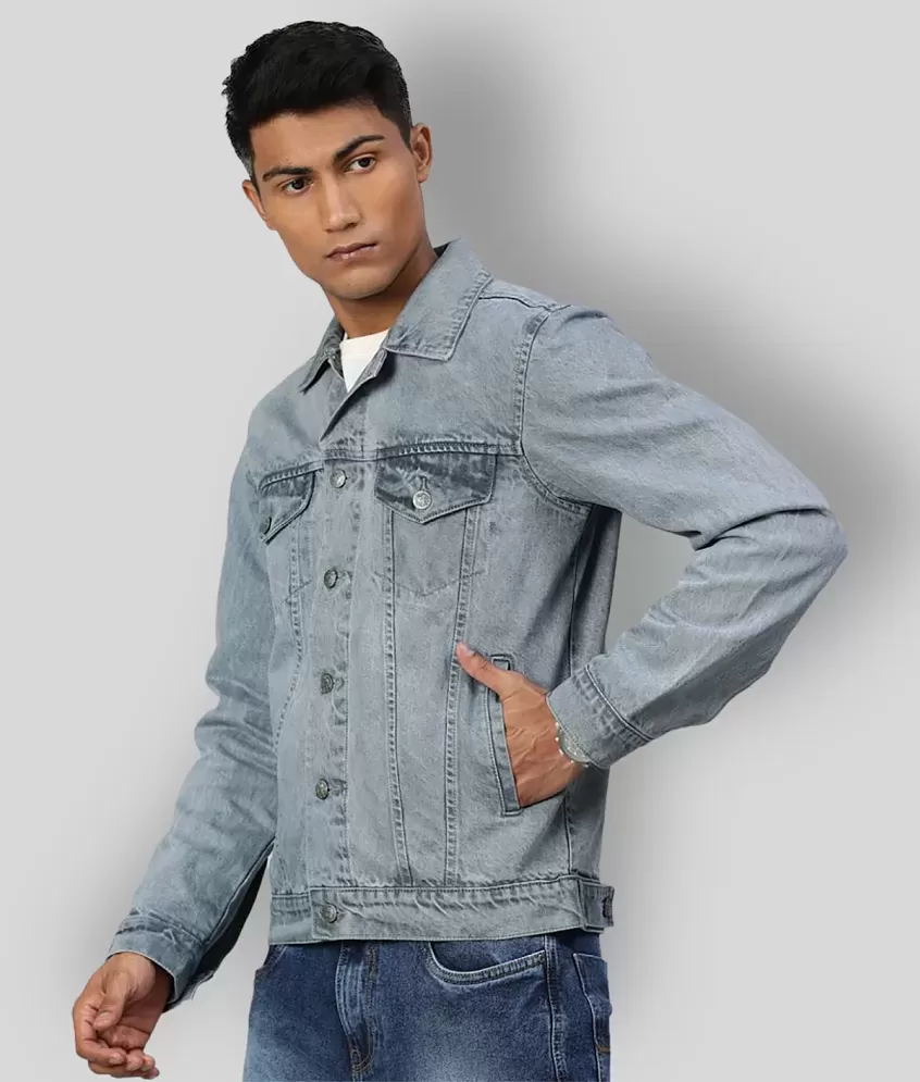 Hubberholme - Blue Cotton Regular Fit Men's Denim Jacket ( Pack of 1 ) -  Buy Hubberholme - Blue Cotton Regular Fit Men's Denim Jacket ( Pack of 1 )  Online at Best Prices in India on Snapdeal
