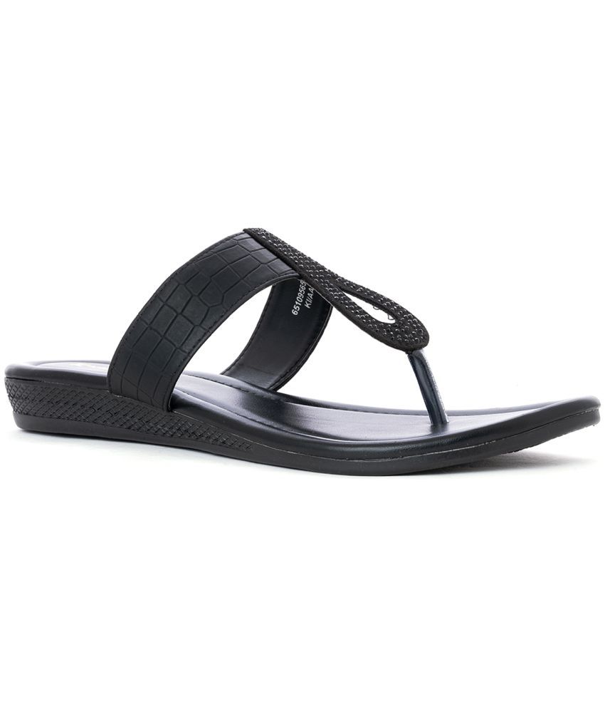     			KHADIM - Black Women's Flats