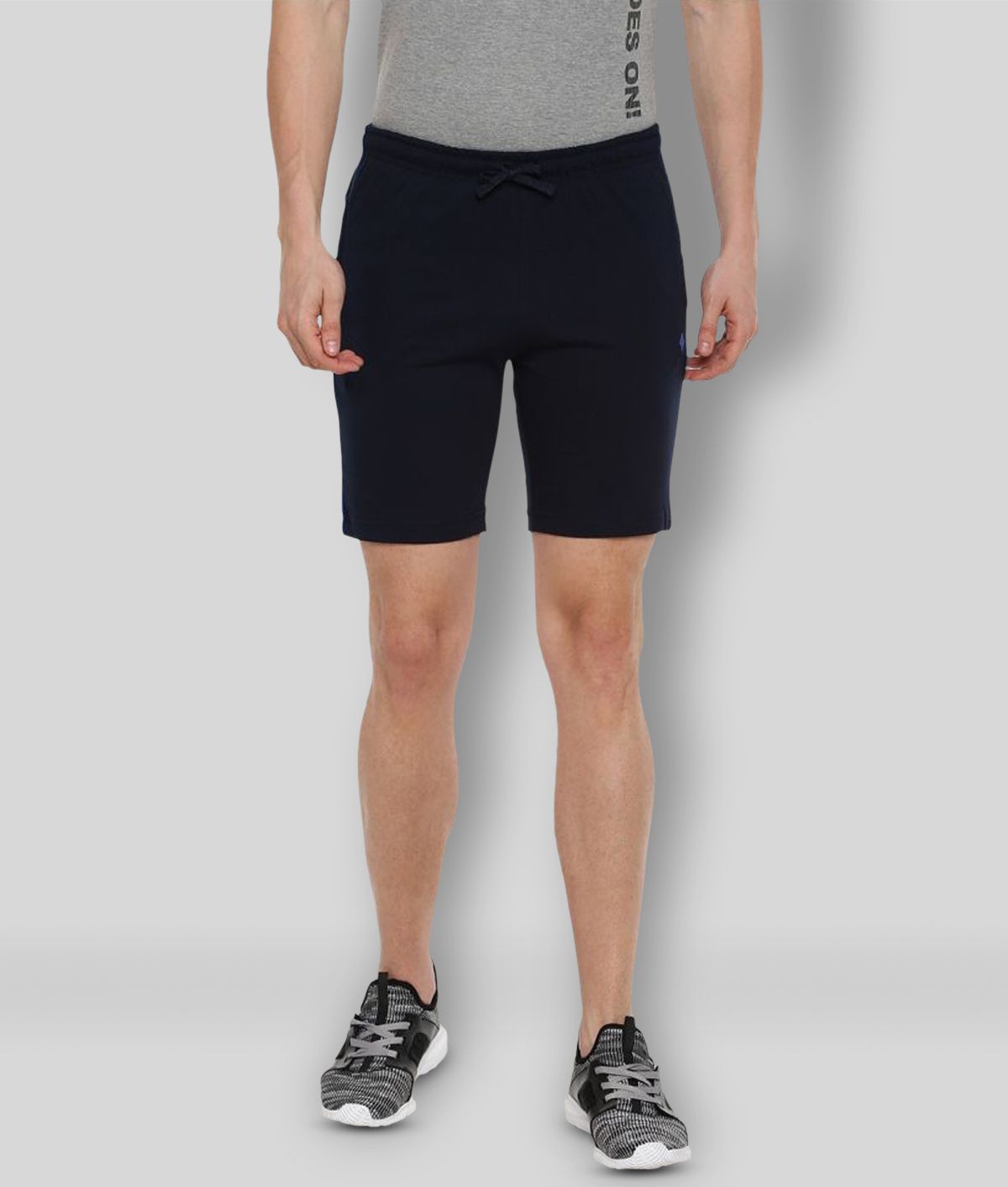     			Dollar - Navy Cotton Blend Men's Shorts ( Pack of 1 )