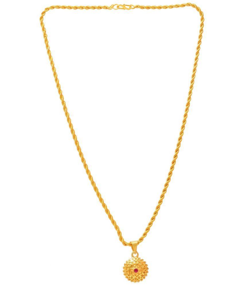     			Jewar Mandi - Golden Pendant ( Pack of 1 )