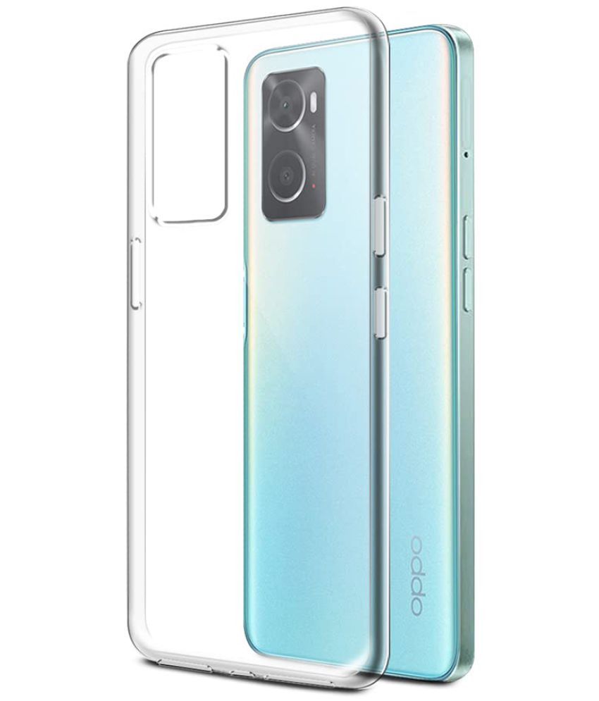     			KOVADO - Transparent Silicon Silicon Soft cases Compatible For Oppo A96 ( Pack of 1 )