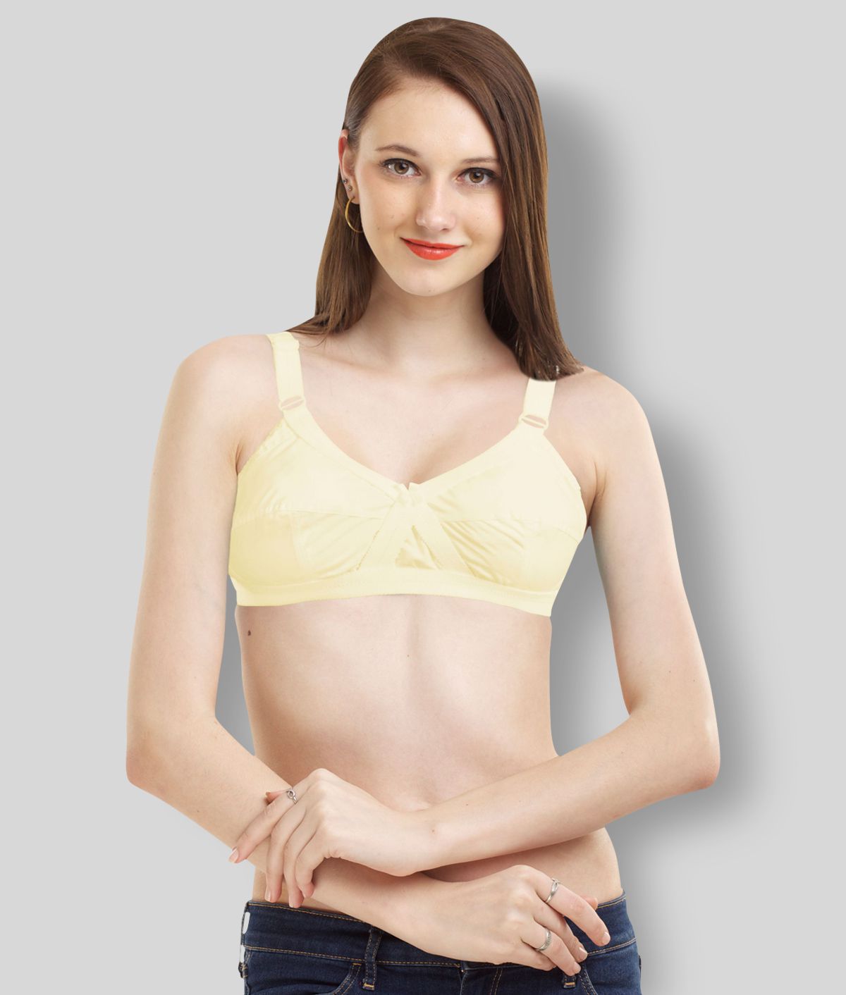     			Madam - Multicolor Cotton Non - Padded Women's Everyday Bra ( Pack of 2 )
