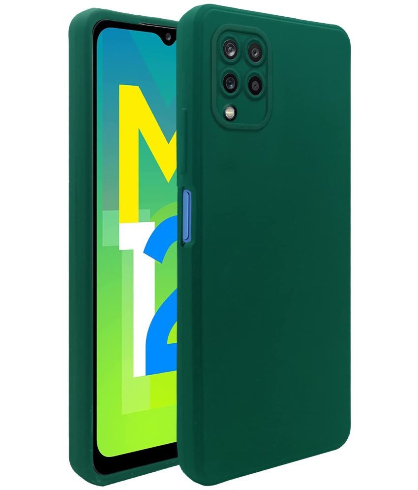     			Megha Star - Green Silicon Silicon Soft cases Compatible For Samsung Galaxy M12 ( Pack of 1 )