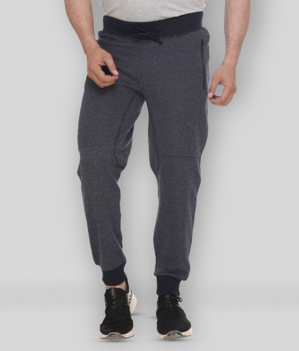     			Y & I - Navy Cotton Blend Men's Sports Joggers ( Pack of 1 )