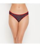 Clovia Viscose Printed Women's Bikini ( Navy Blue )