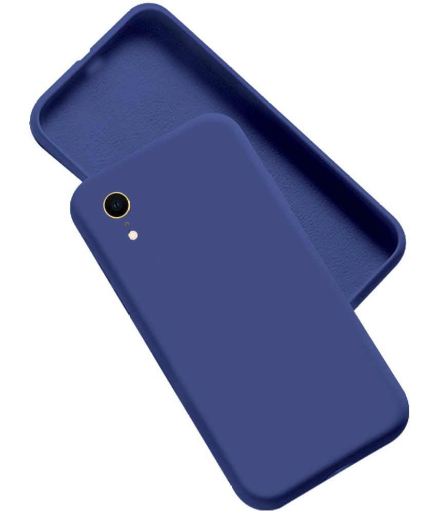     			Artistique - Blue Silicon Hybrid Bumper Covers Compatible For Apple iPhone XR ( Pack of 1 )