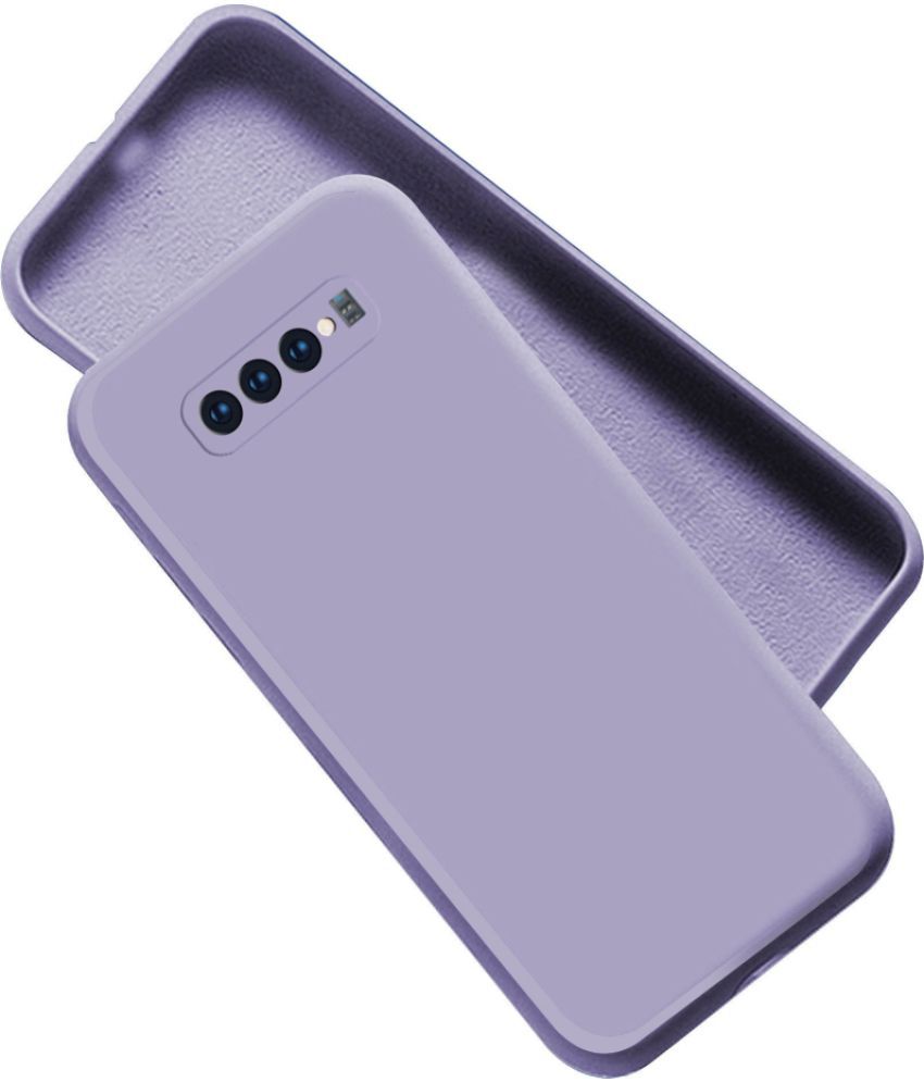     			Artistique - Purple Silicon Hybrid Bumper Covers Compatible For Samsung Galaxy S10 Plus ( Pack of 1 )