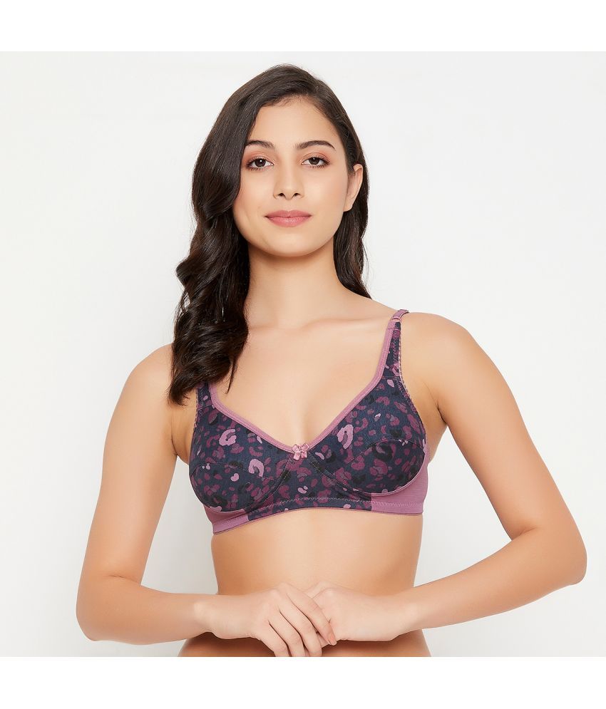     			Clovia Cotton Non Padded Women's Everyday Bra ( Navy Blue )